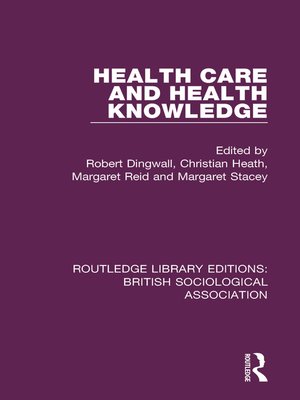 cover image of Health Care and Health Knowledge